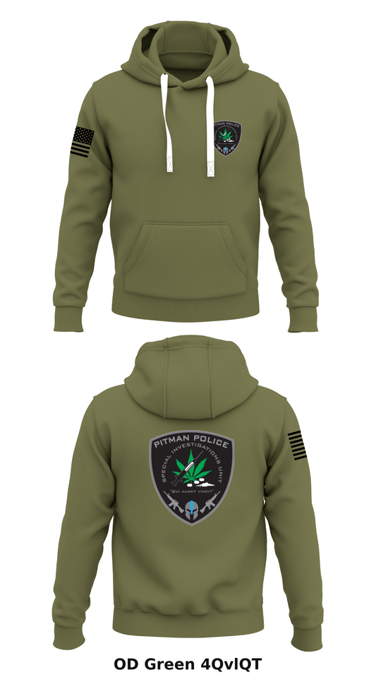 Pitman Police Dept. SIU Store 1  Core Men's Hooded Performance Sweatshirt - 4QvlQT