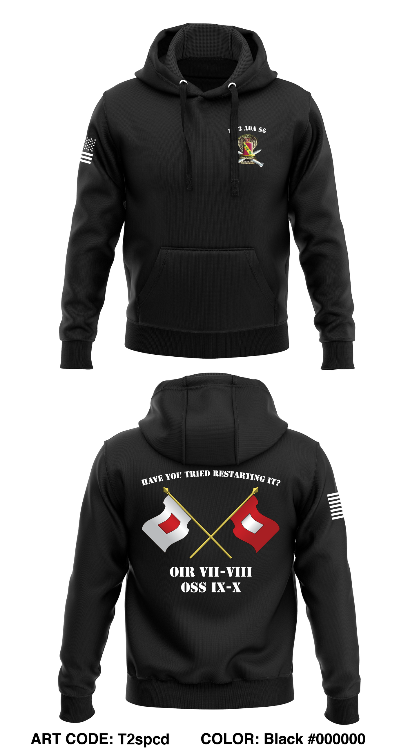 1-43 ADA S6 Store 1  Core Men's Hooded Performance Sweatshirt - T2spcd