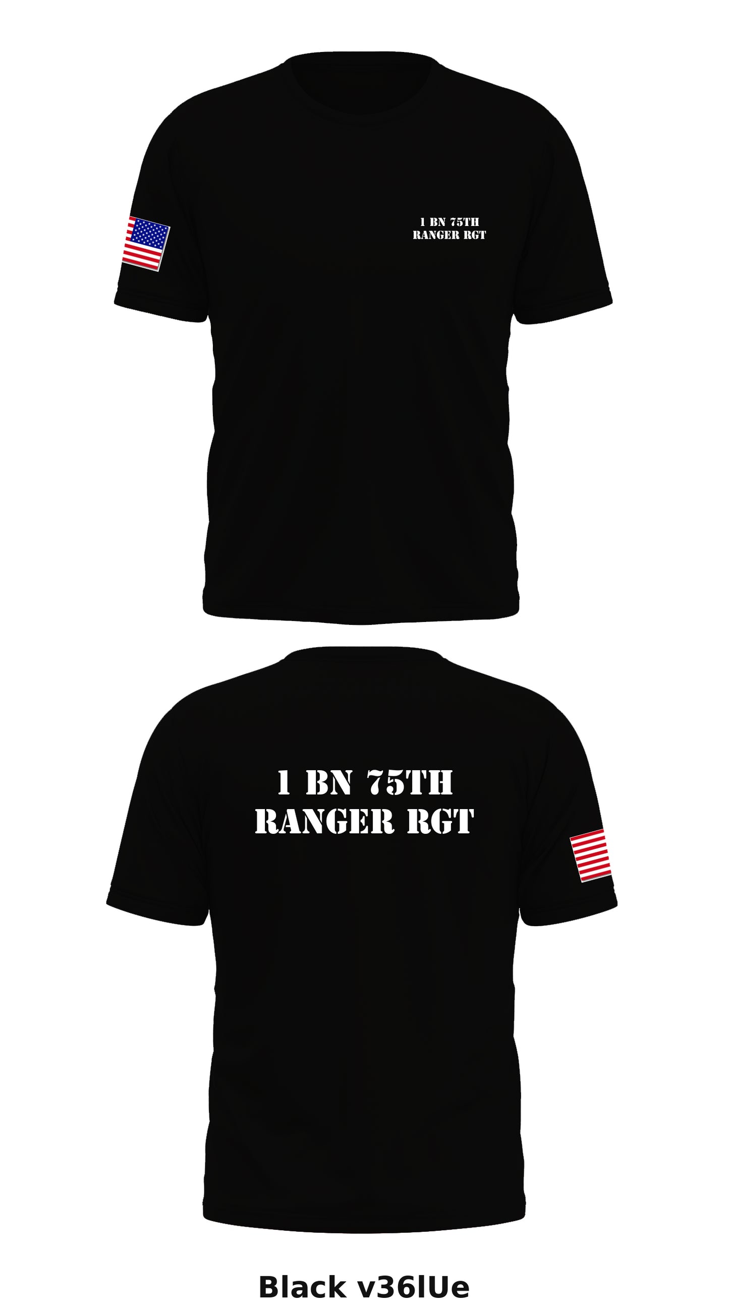1 BN 75th ranger RGT  Store 1 Core Men's SS Performance Tee - v36lUe