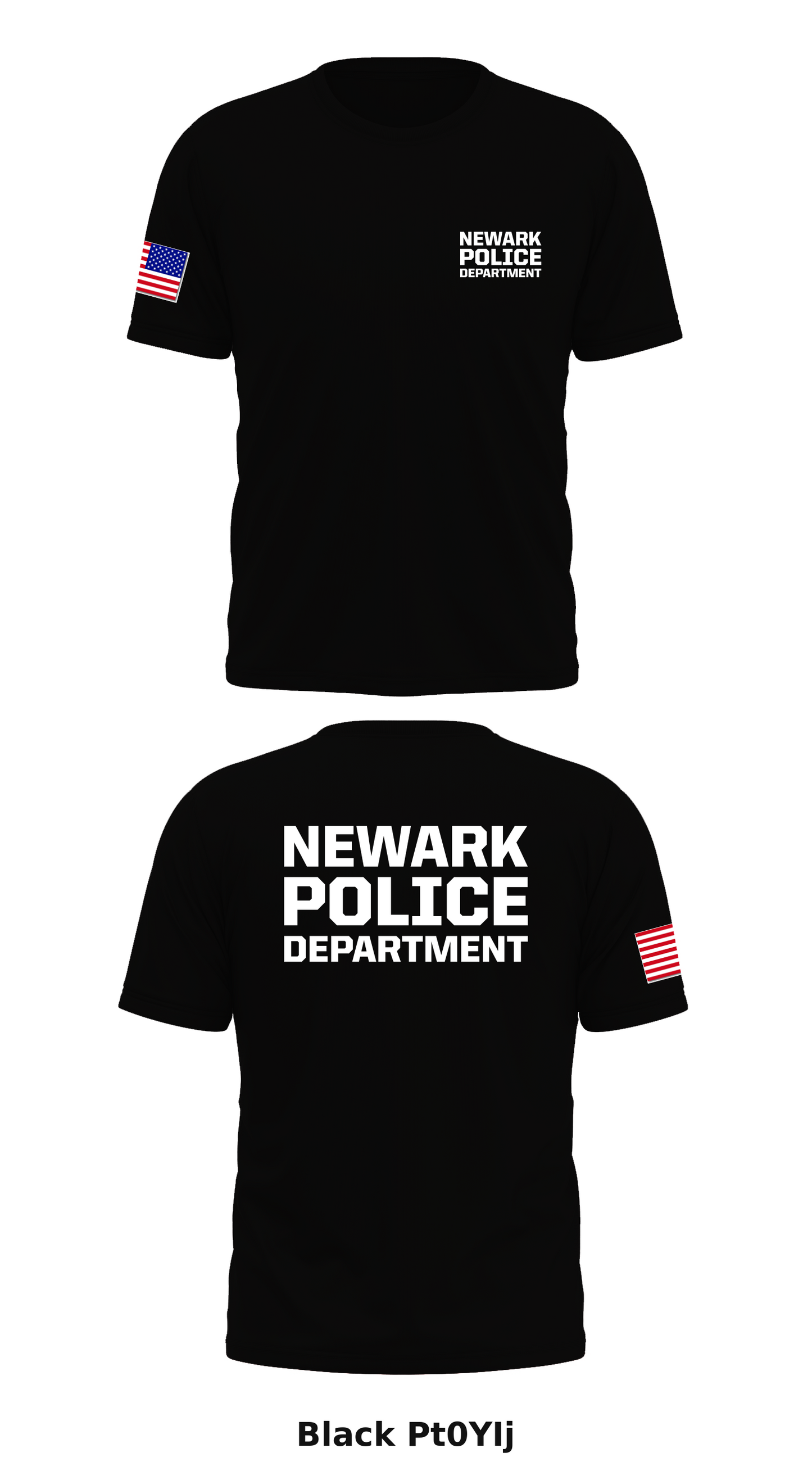 Newark police dept Store 1 Core Men's SS Performance Tee - Pt0YIj