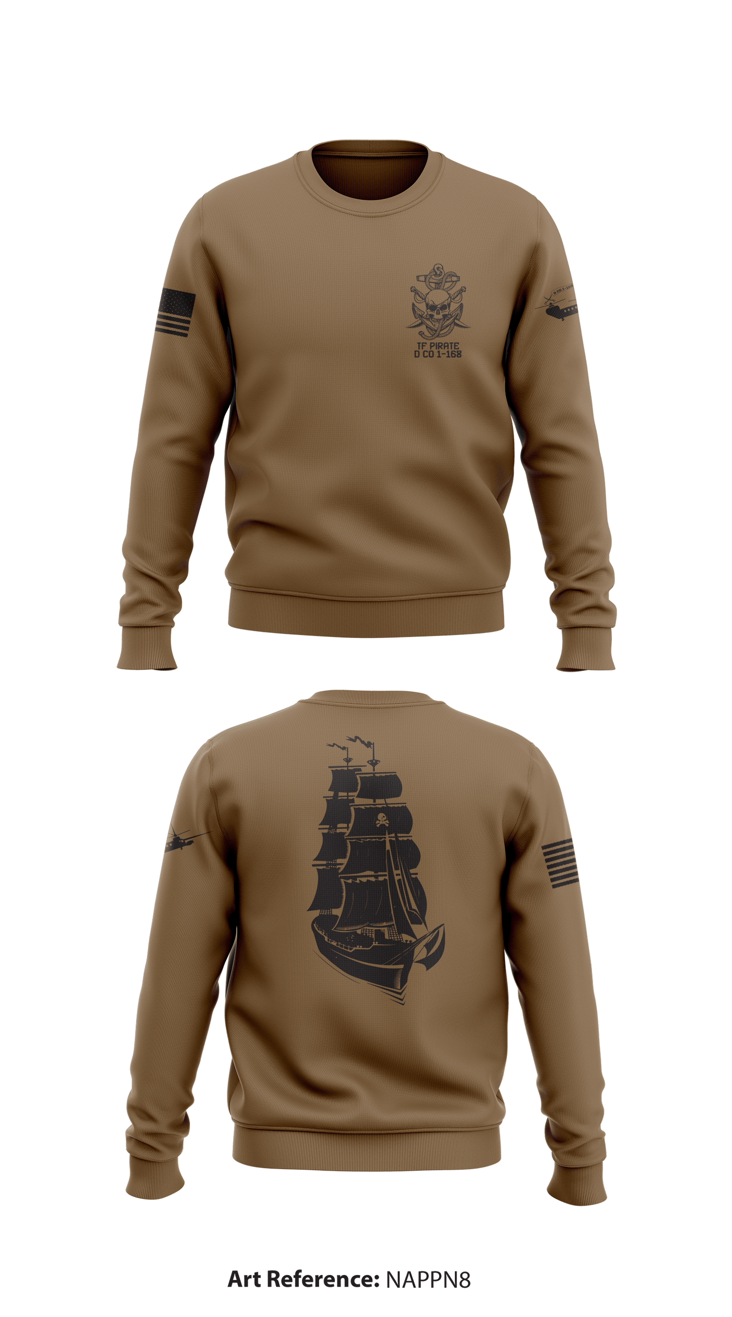 D CO 1-168 Store 1 Core Men's Crewneck Performance Sweatshirt - napPN8