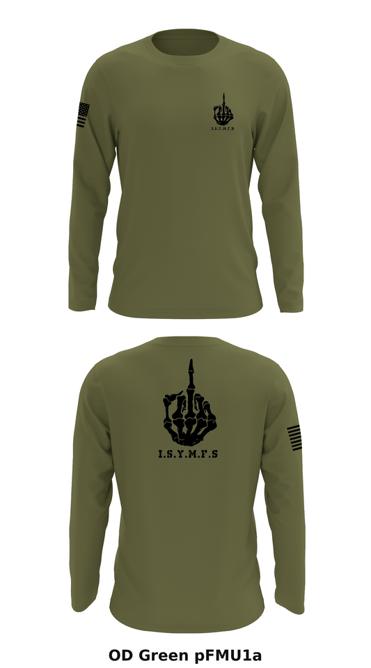 I.S.Y.M.F.S Store 1 Core Men's LS Performance Tee - pFMU1a