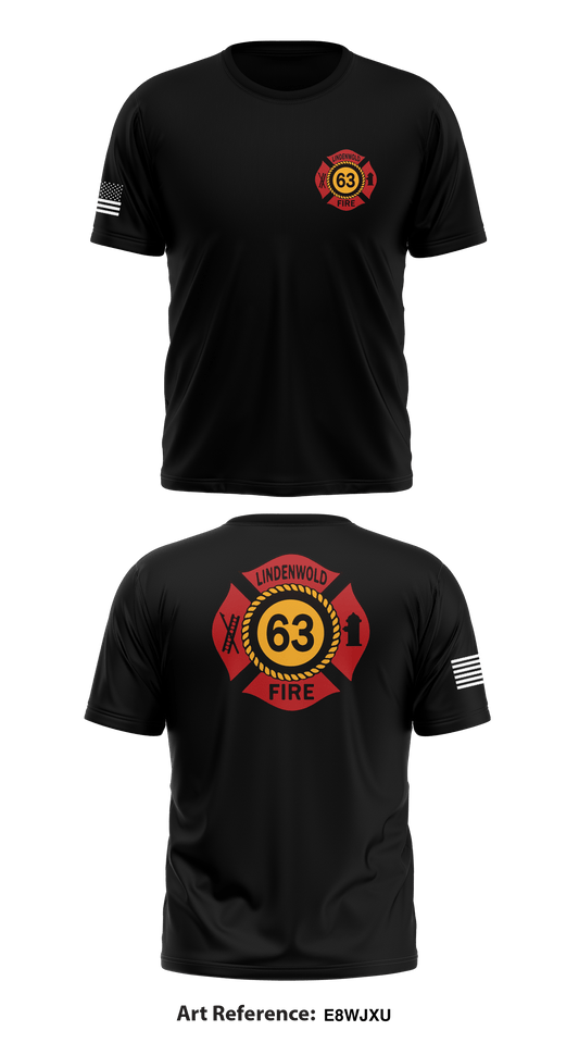 Lindenwold Fire Dept. Store 1 Core Men's SS Performance Tee - e8wjxu