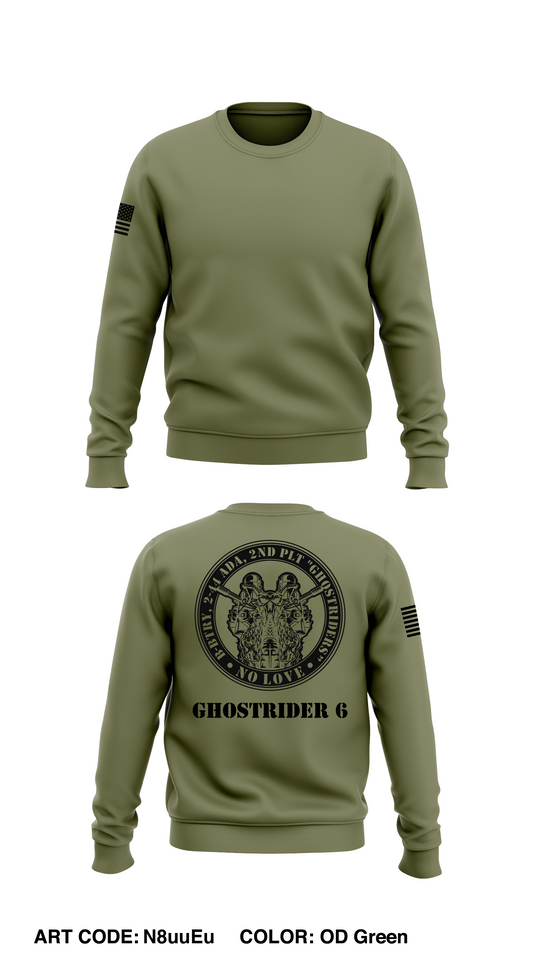 Bravo 2-44 ADA: Ghostrider 6 Store 1 Core Men's Crewneck Performance Sweatshirt - N8uuEu