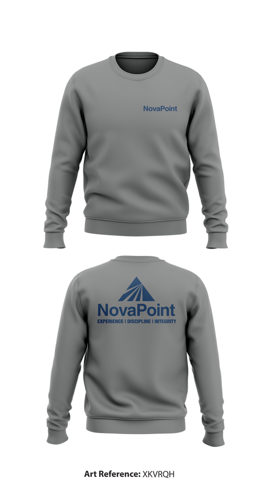 NovaPoint Store 1 Core Men's Crewneck Performance Sweatshirt - XKVRqH