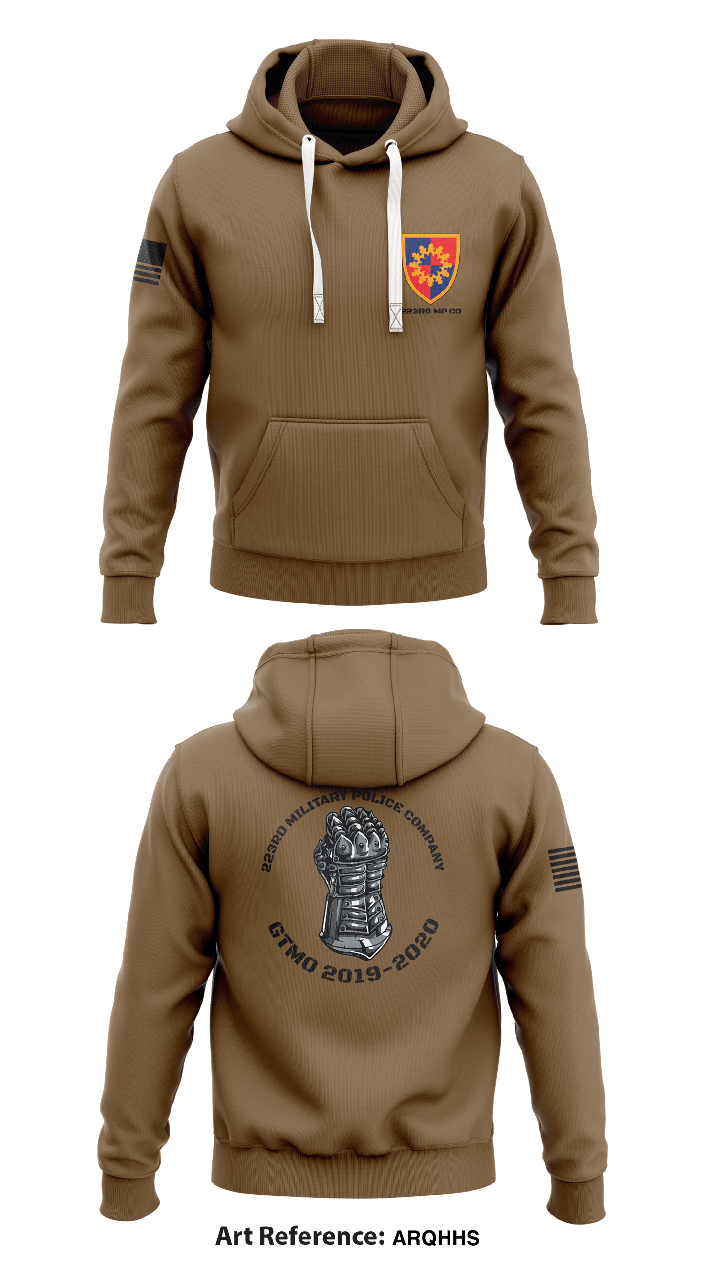 223rd Military Police Company Store 1  Core Men's Hooded Performance Sweatshirt - aRQhhS