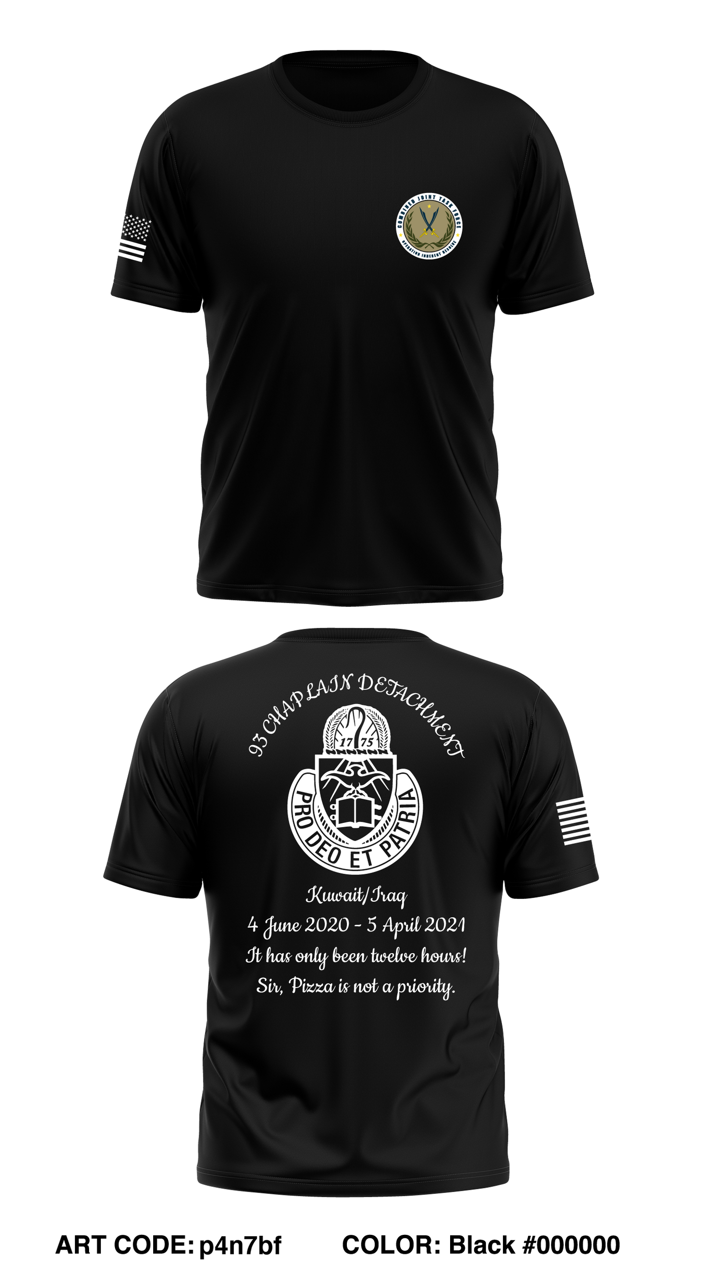 93 Chaplain Detachment Store 1 Core Men's SS Performance Tee - p4n7bf