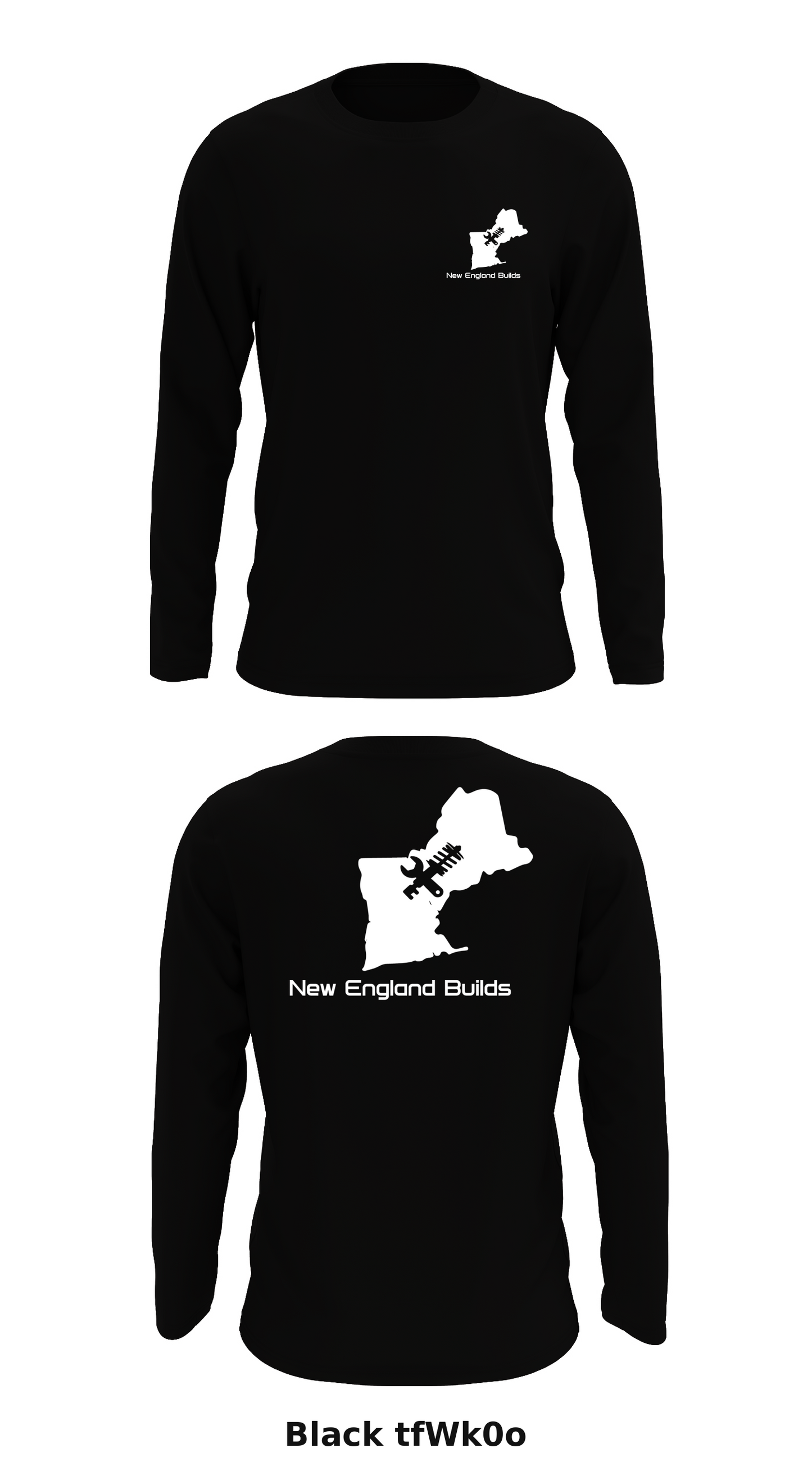New England Builds Store 1 Core Men's LS Performance Tee - tfWk0o