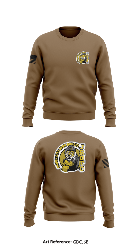 Canon City High School JROTC Store 1 Core Men's Crewneck Performance Sweatshirt - GDCj6B