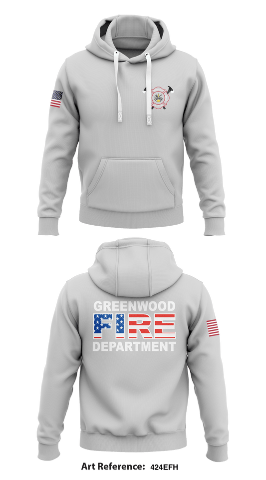 GVFD Store 1  Core Men's Hooded Performance Sweatshirt - 424Efh