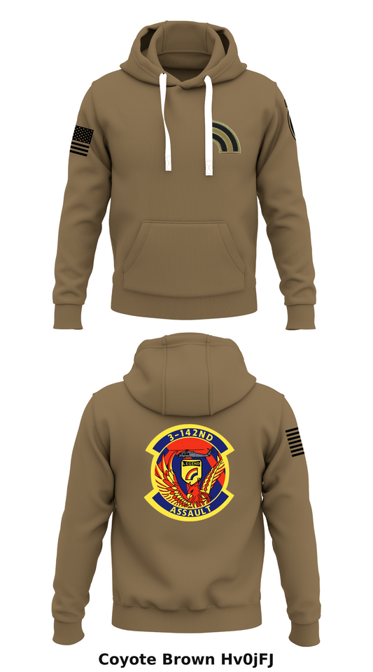 D Co 3/142 CAB Store 1  Core Men's Hooded Performance Sweatshirt - Hv0jFJ