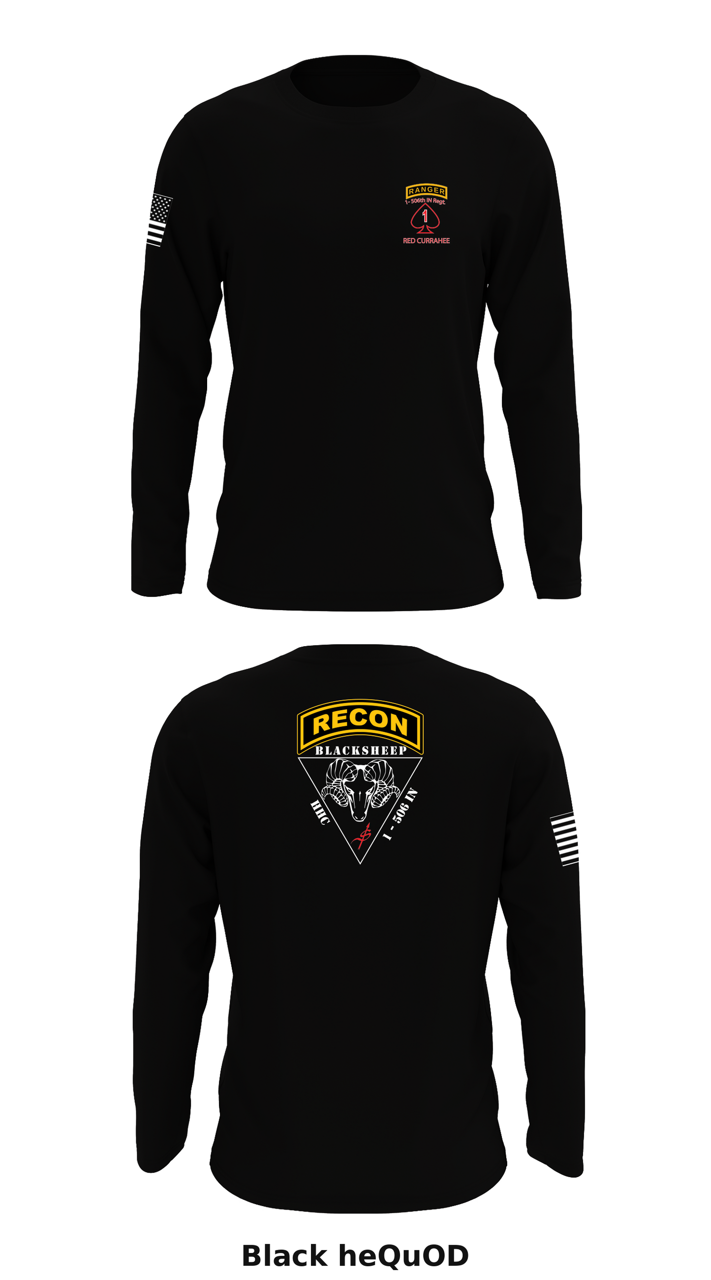 Blacksheep 1-506th Store 1 Core Men's LS Performance Tee - heQuOD
