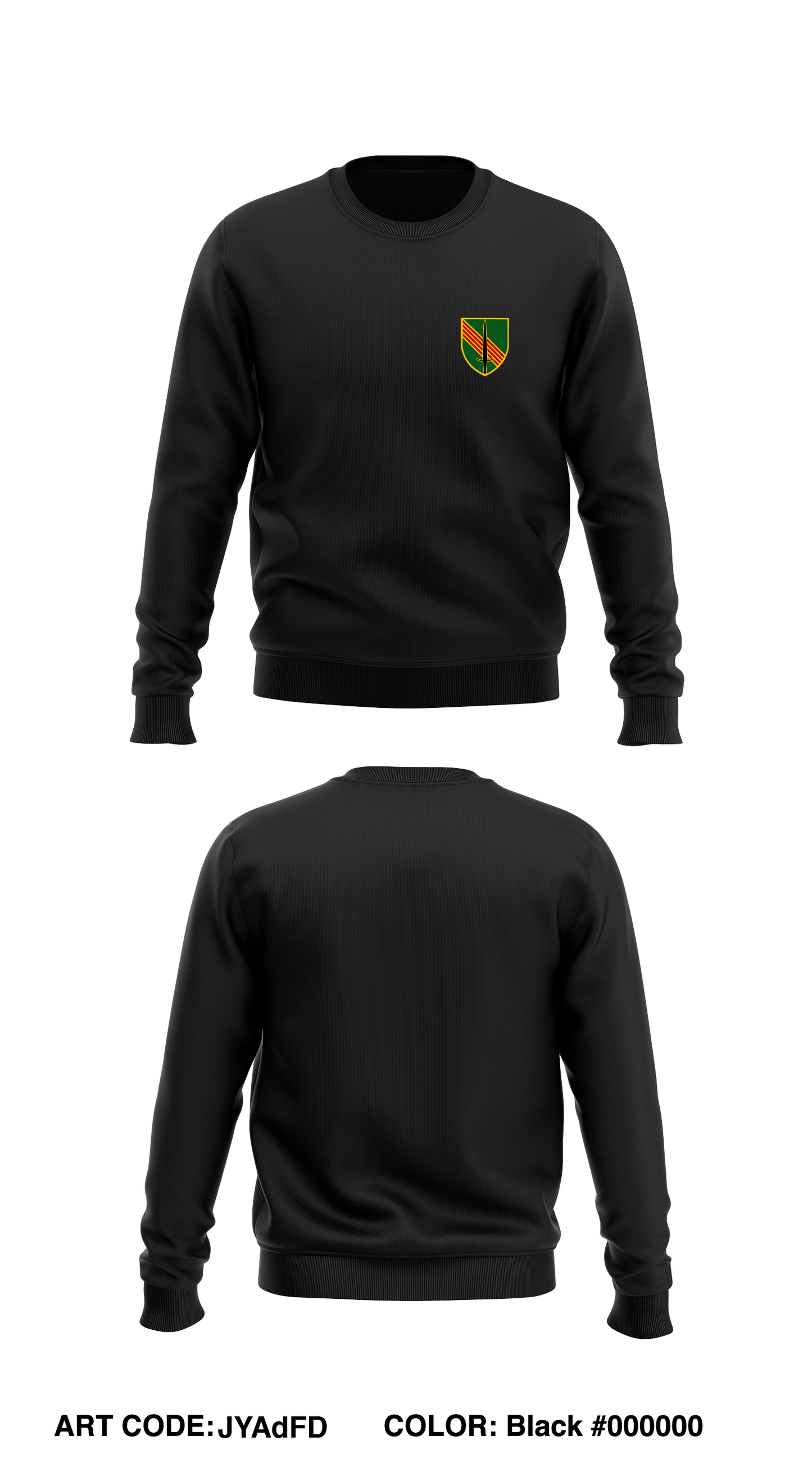 4SFAB Store 1 Core Men's Crewneck Performance Sweatshirt - JYAdFD