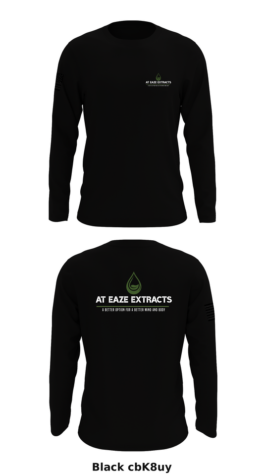 At Eaze Extracts Store 1 Core Men's LS Performance Tee - cbK8uy