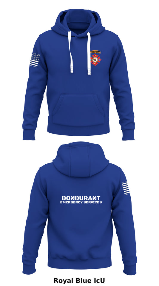 Bondurant Emergency Services Store 1  Core Men's Hooded Performance Sweatshirt - IcU