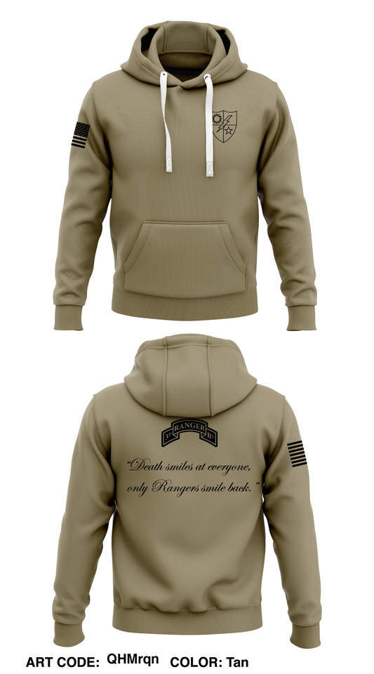 3rd Ranger Batt Store 1  Core Men's Hooded Performance Sweatshirt - QHMrqn