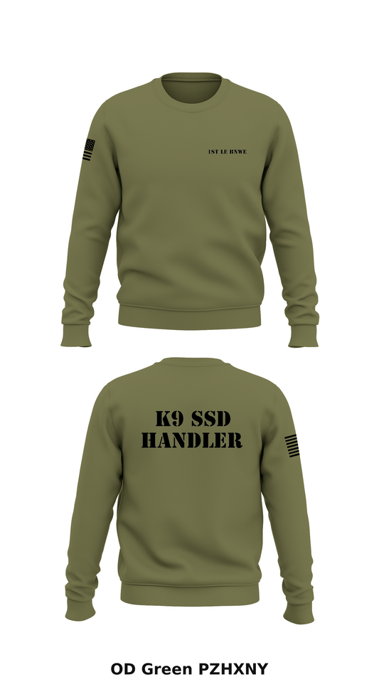 We1st LE Bn Store 1 Core Men's Crewneck Performance Sweatshirt - PZHXNY