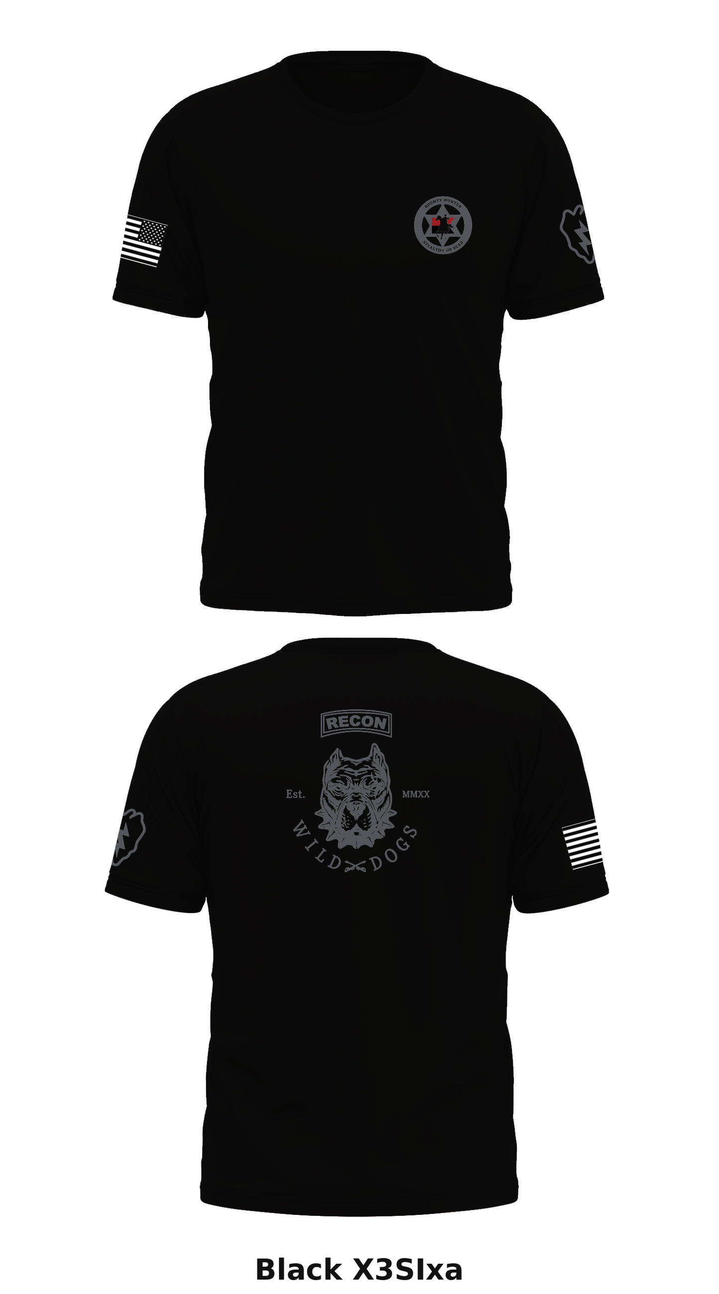 Wild dogs Store 1 Core Men's SS Performance Tee - X3SIxa
