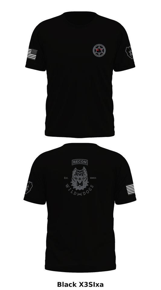 Wild dogs Store 1 Core Men's SS Performance Tee - X3SIxa