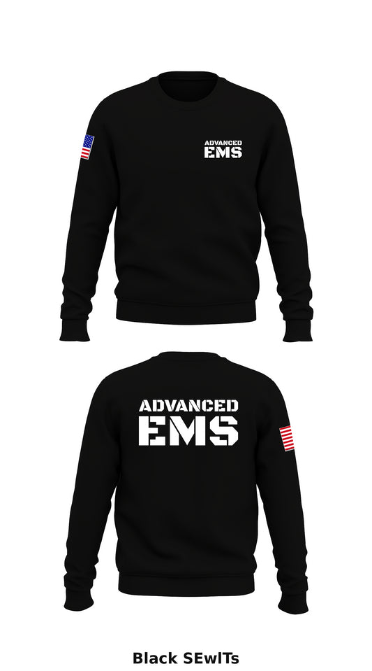 Advanced Ems Store 1 Core Men's Crewneck Performance Sweatshirt - SEwlTs