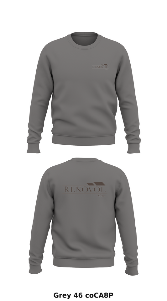 Renovol Store 1 Core Men's Crewneck Performance Sweatshirt - coCA8P