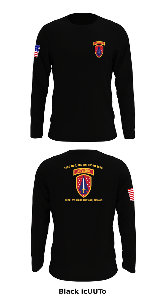 52nd TICO, 3rd BN, 353rd SFAC Store 1 Core Men's LS Performance Tee - icUUTo