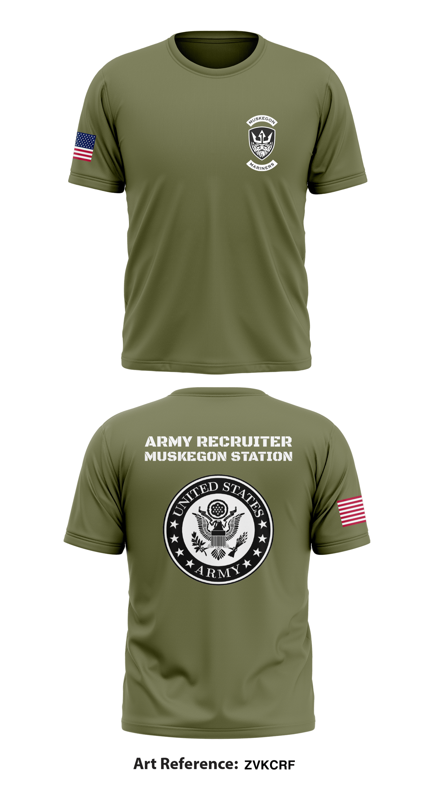 Muskegon station Store 1 Core Men's SS Performance Tee - zVKCRf