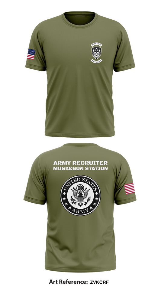 Muskegon station Store 1 Core Men's SS Performance Tee - zVKCRf