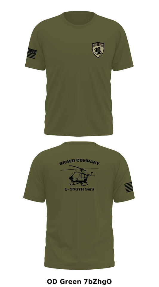 1-376th Store 1 Core Men's SS Performance Tee - 7bZhgO
