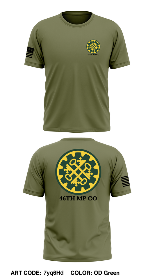 46th MP CO Store 1 Core Men's SS Performance Tee - 7yq6Hd