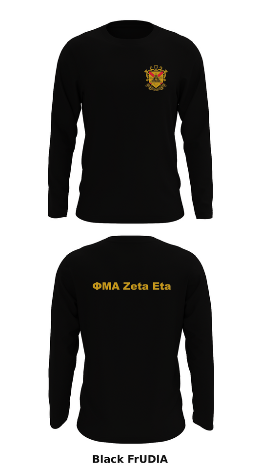 Phi Mu Alpha Zeta Eta Store 1 Core Men's LS Performance Tee - FrUDlA