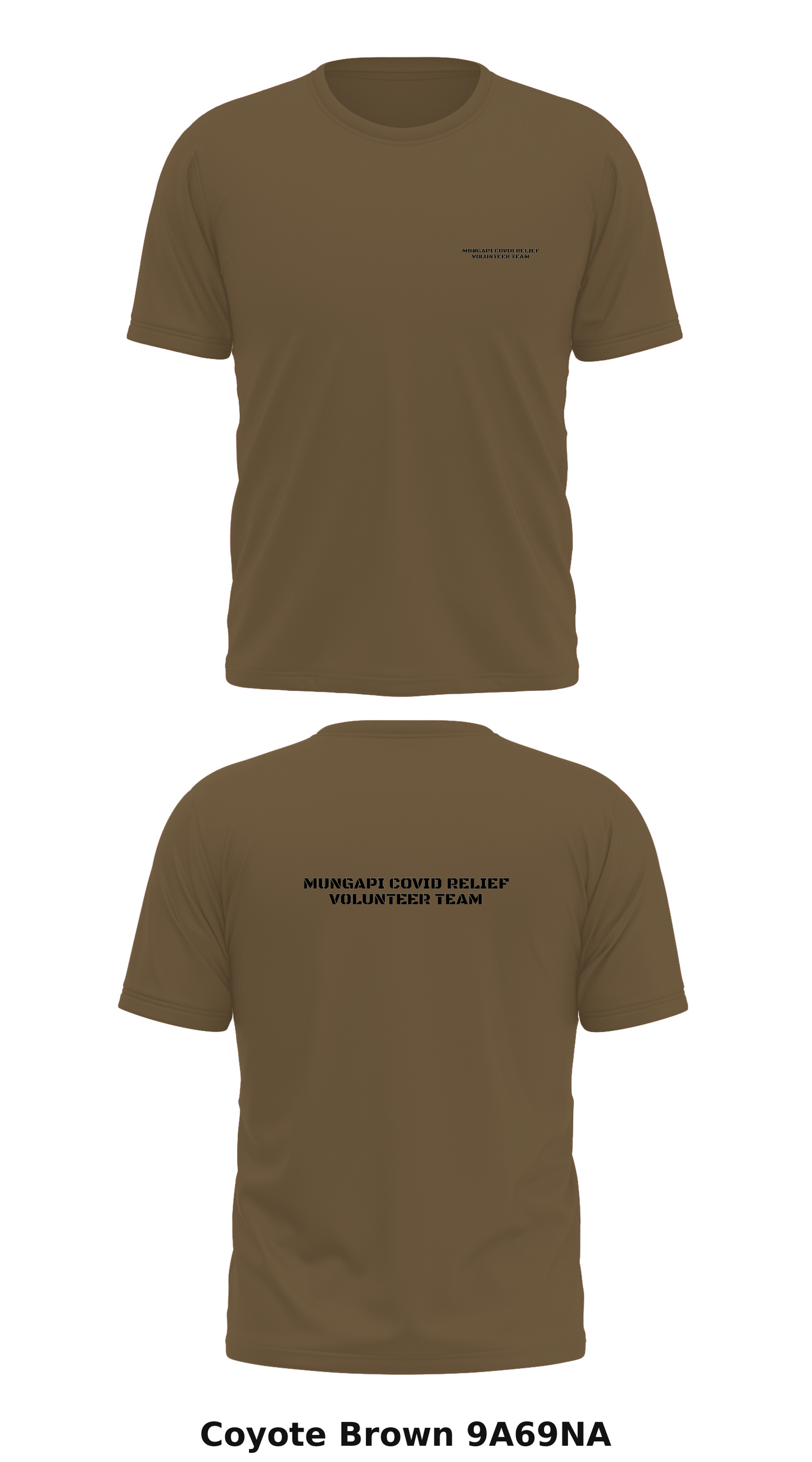Mungapi Covid Relief Volunteer Team Store 1 Core Men's SS Performance Tee - 9A69NA