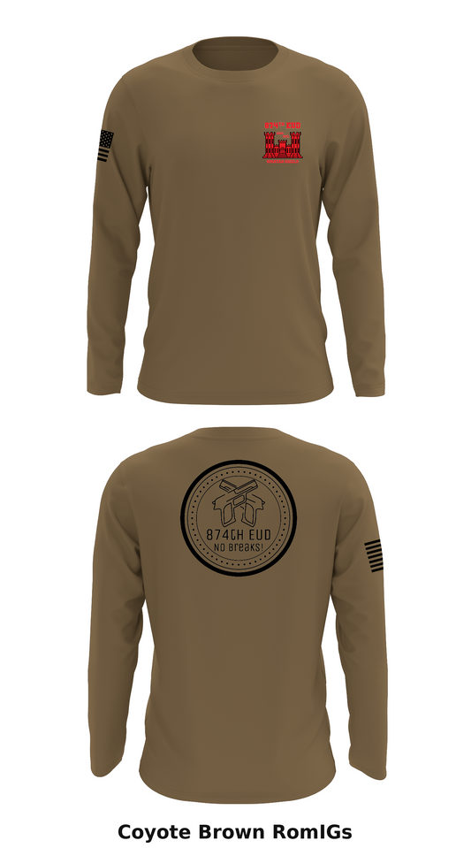 874th EUD Store 1 Core Men's LS Performance Tee - RomIGs