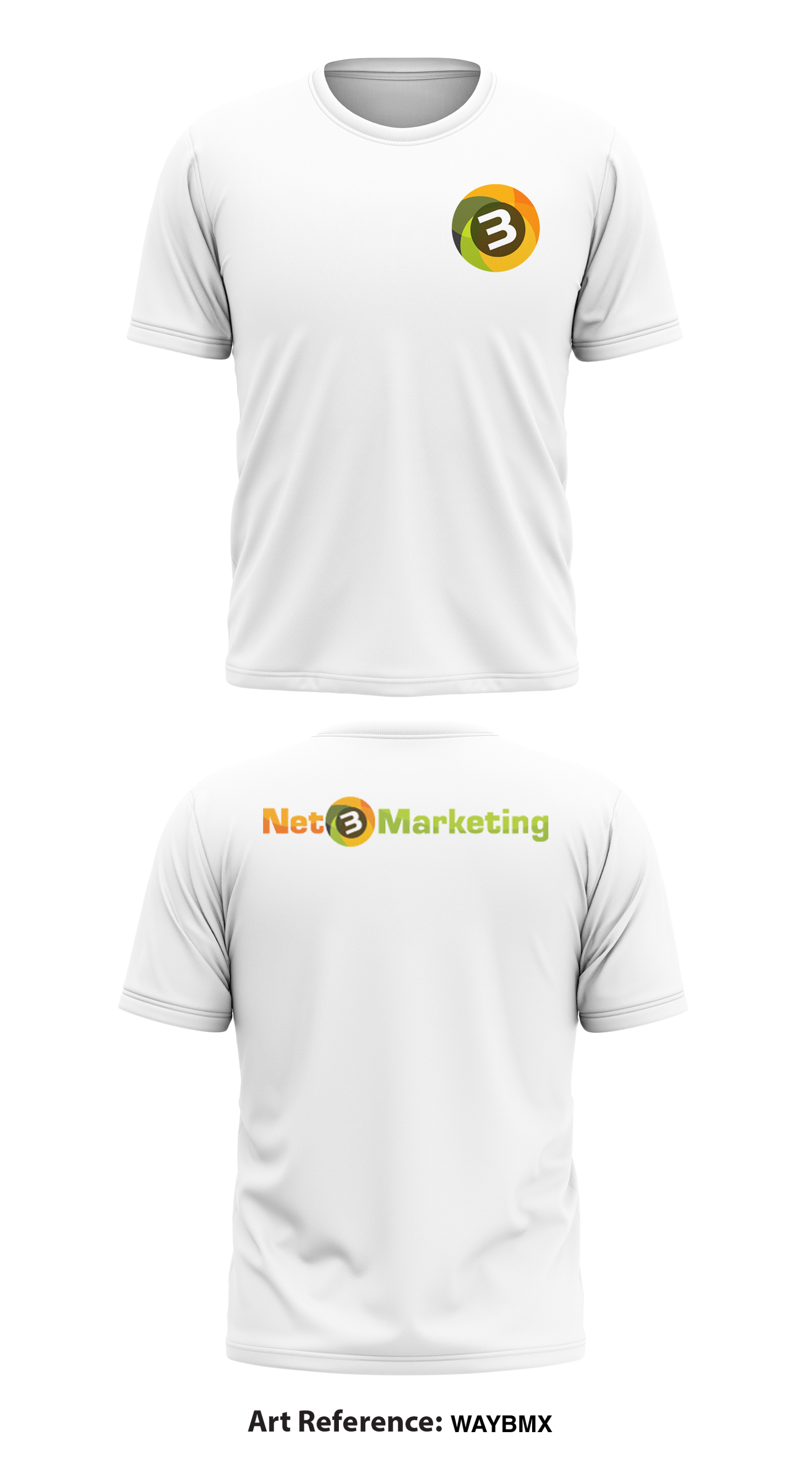 Net 3 Marketing Store 1 Core Men's SS Performance Tee - WaYbmX