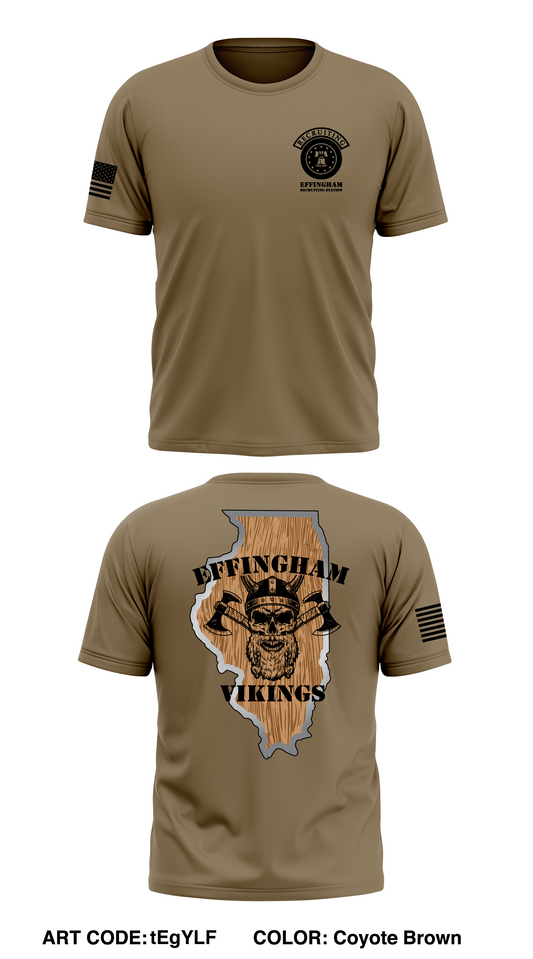 Effingham Recruiting Station 5H4F Store 1 Core Men's SS Performance Tee - tEgYLF