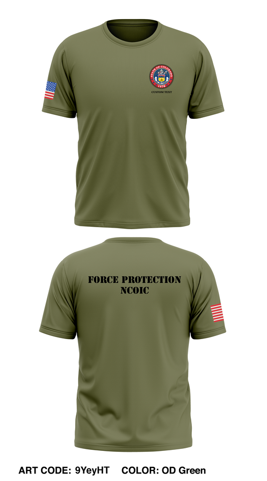 CUSTOM - CO JFHQ Force Protection Store 1  Core Men's SS Performance Tee - 9YeyHT