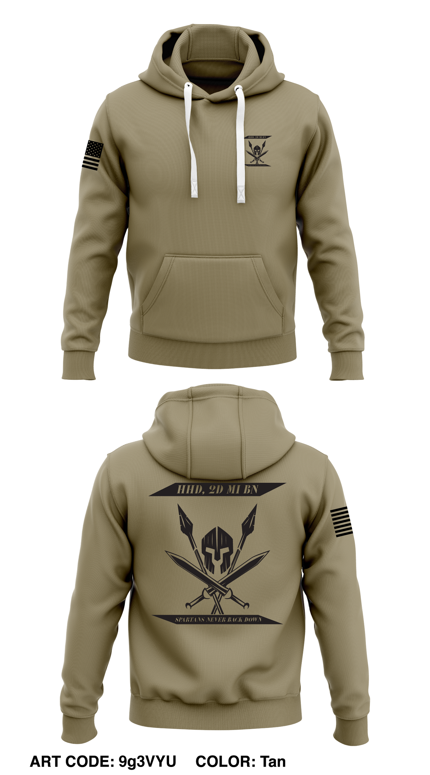 HHD, 2D MI BN, 66TH MI BDE Store 1  Core Men's Hooded Performance Sweatshirt - 9g3VYU