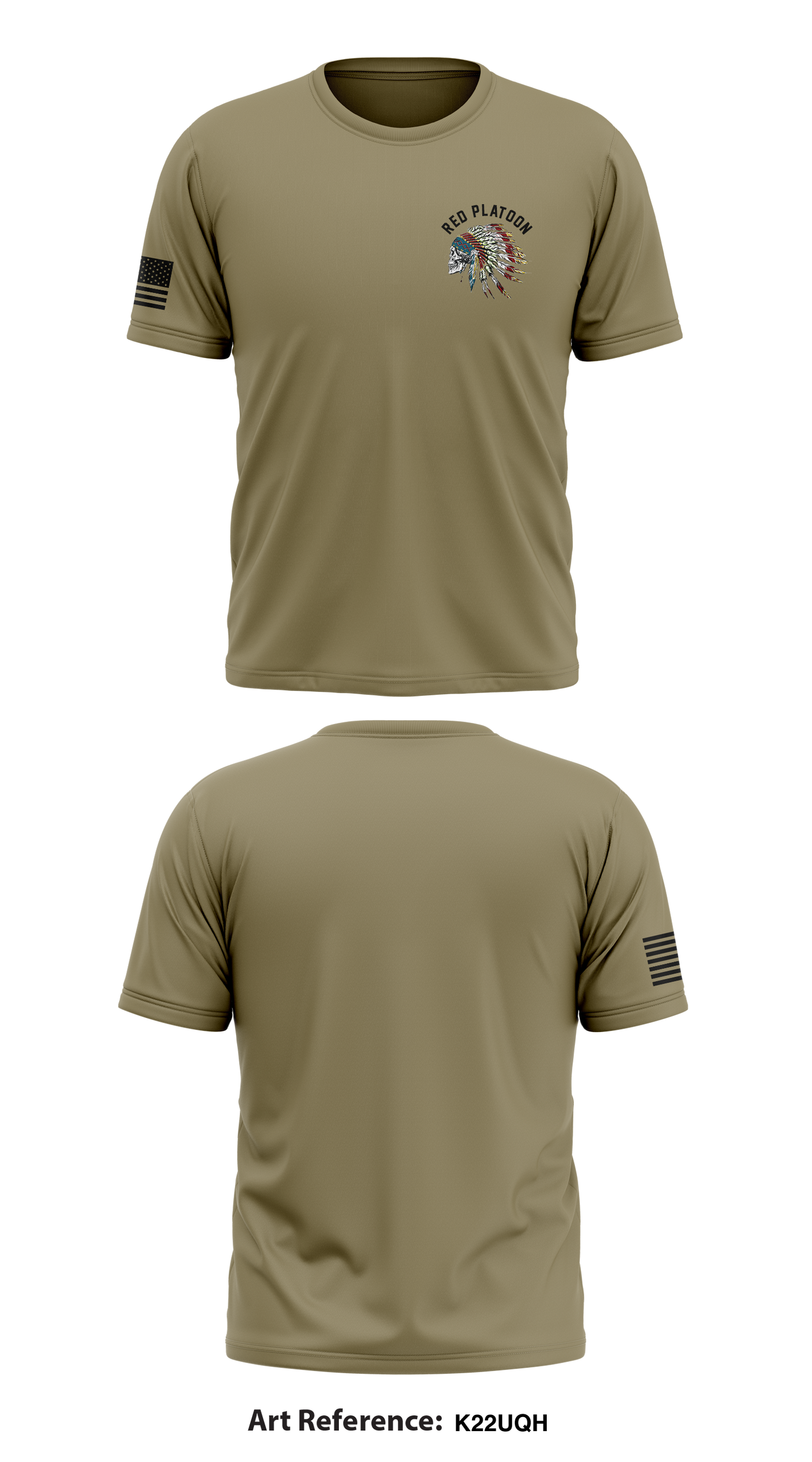 Red Platoon Store 1 Core Men's SS Performance Tee - K22uQH