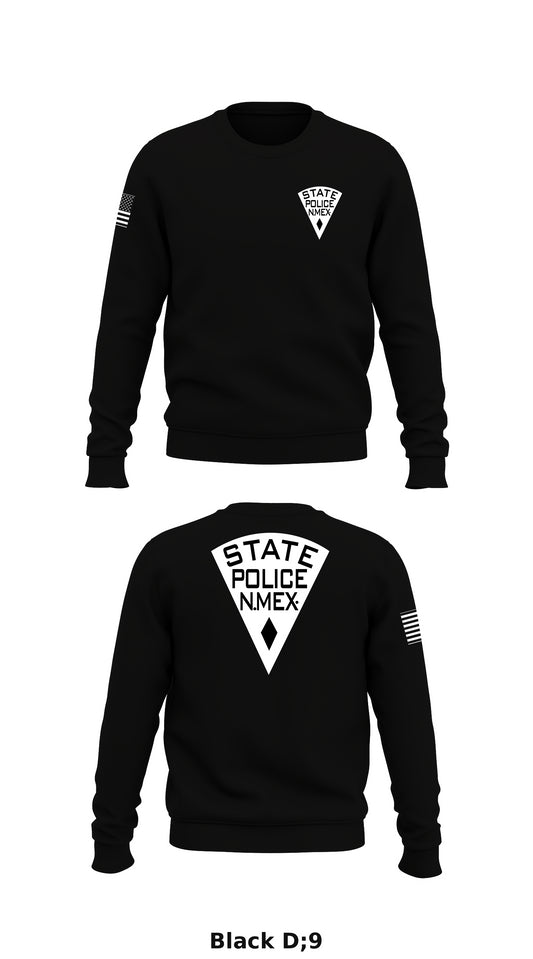 New Mexico State Police  Store 1 Core Men's Crewneck Performance Sweatshirt - D;9