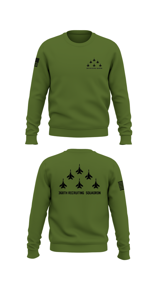 368th Recruiting Squadron Store 1 Core Men's Crewneck Performance Sweatshirt - 34020570248