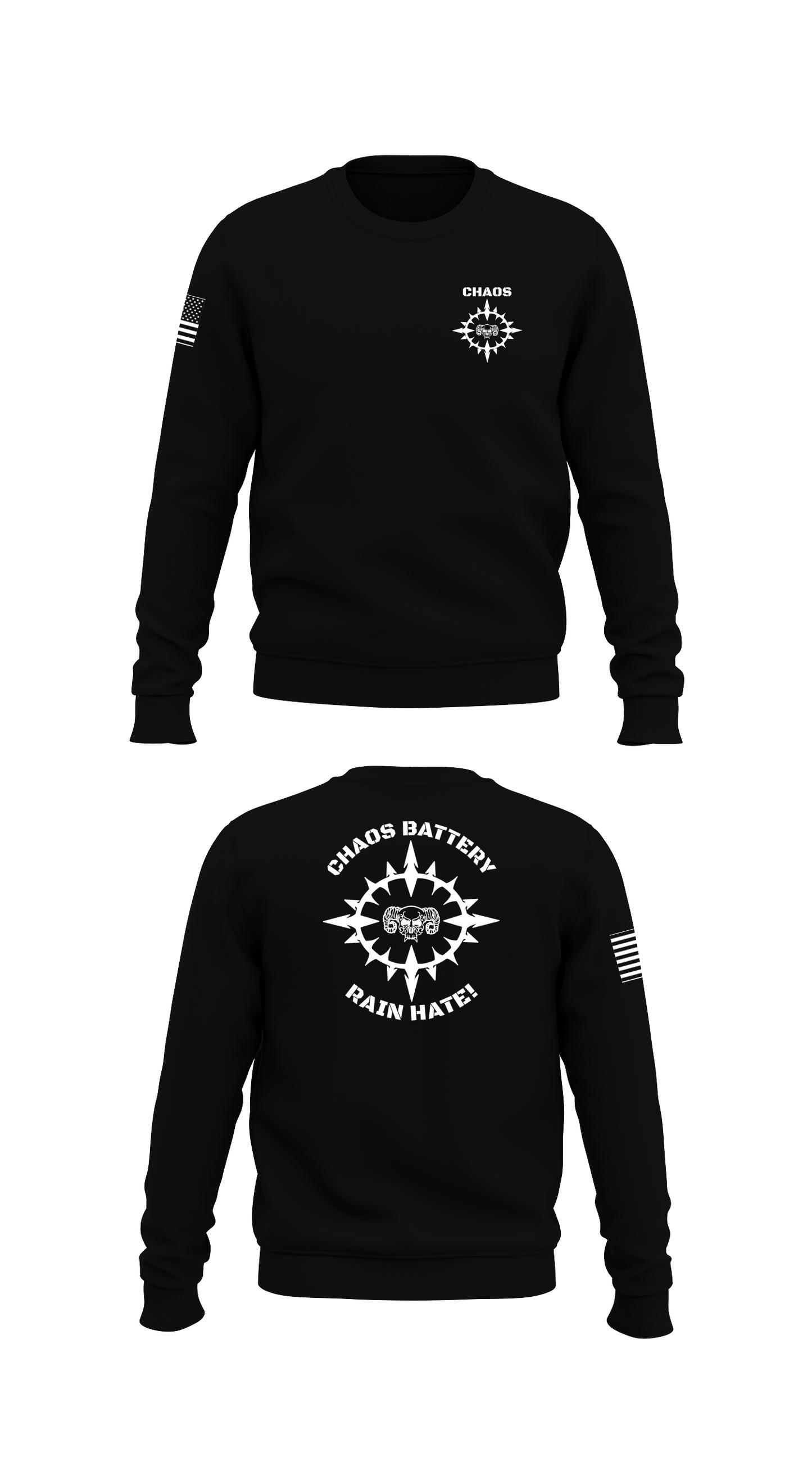 Chaos Battery Store 1 Core Men's Crewneck Performance Sweatshirt - 96602828461