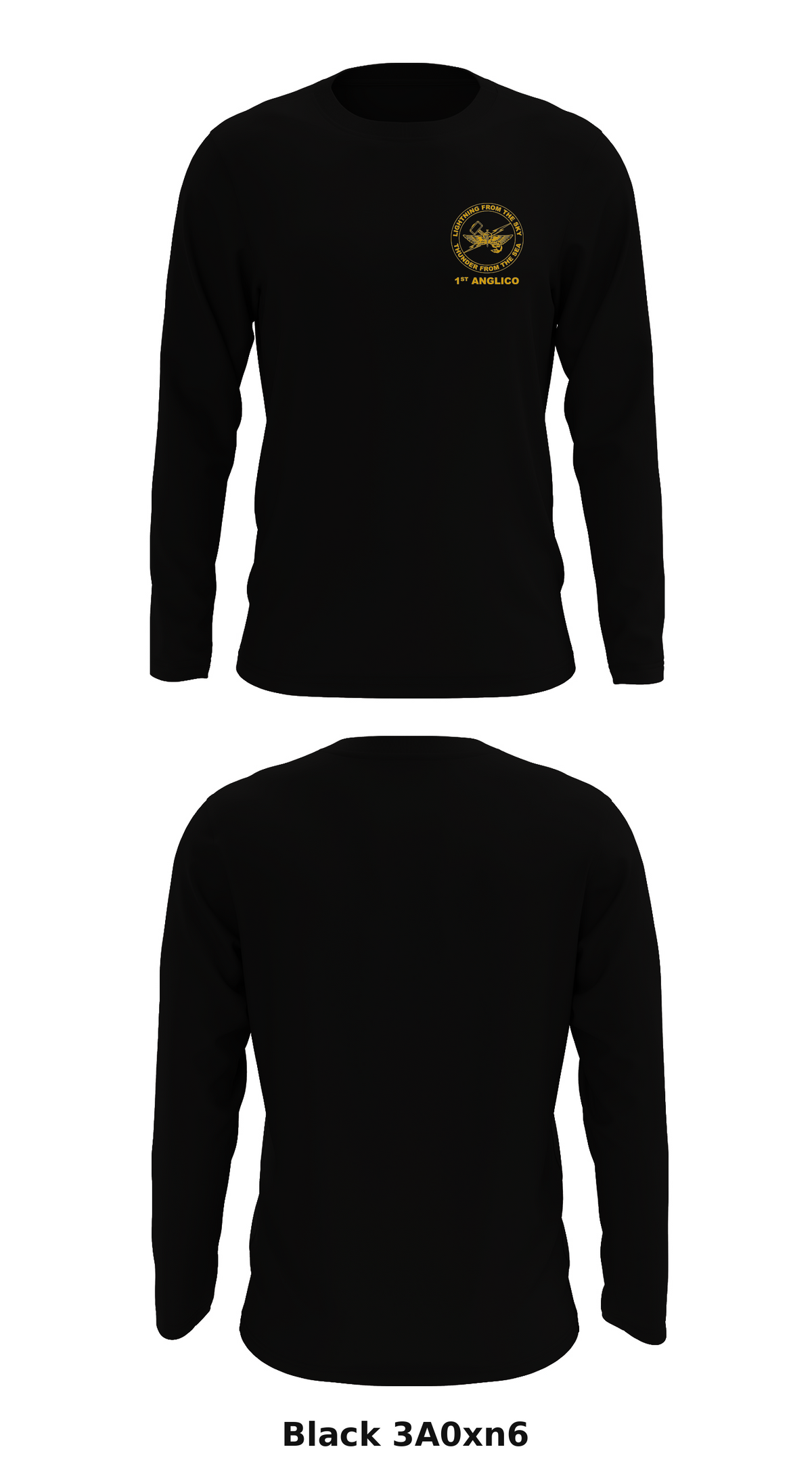 1st ANGLICO Store 1 Core Men's LS Performance Tee - 3A0xn6