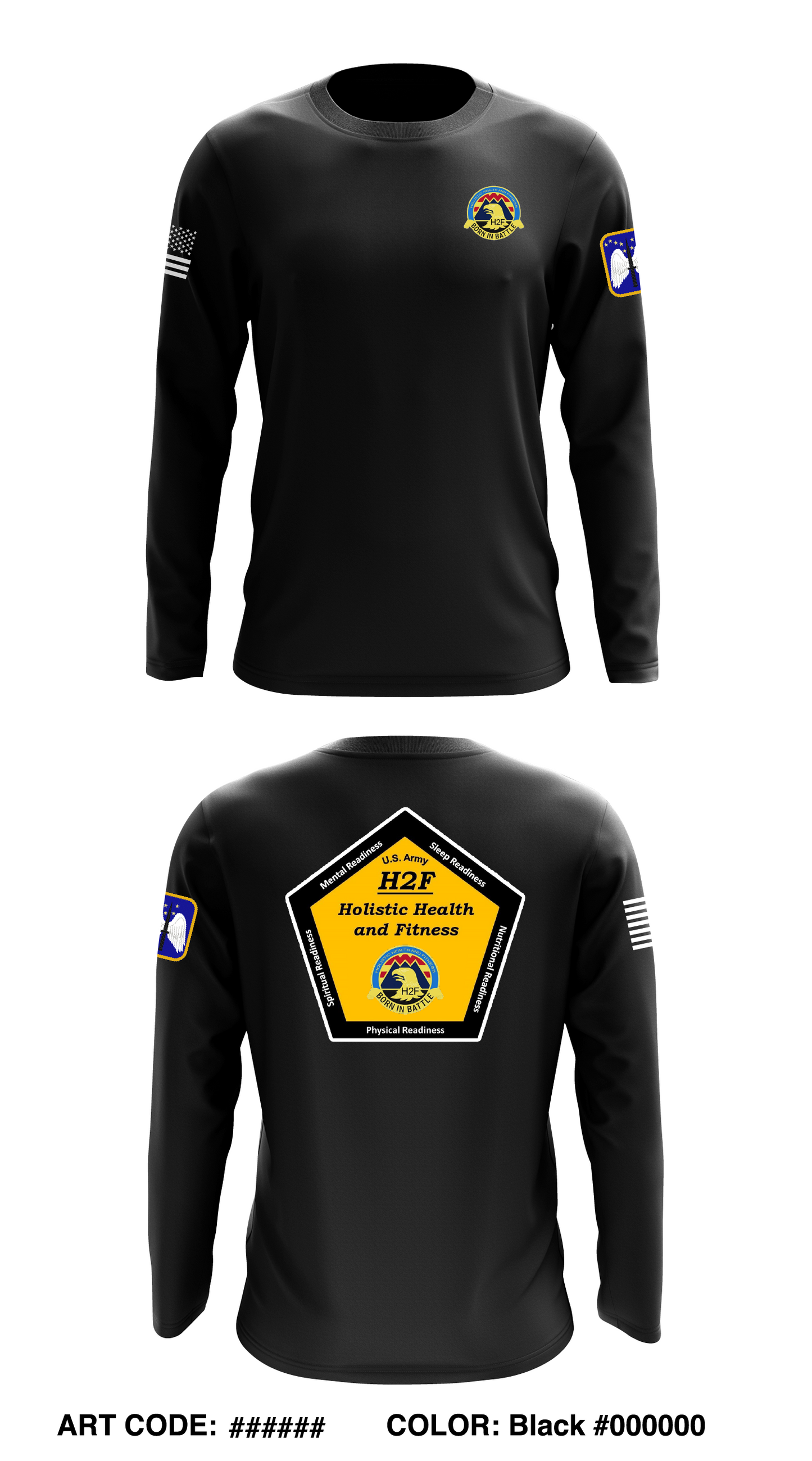 16TH CAB H2F  Store 1 Core Men's LS Performance Tee - YEGQBE