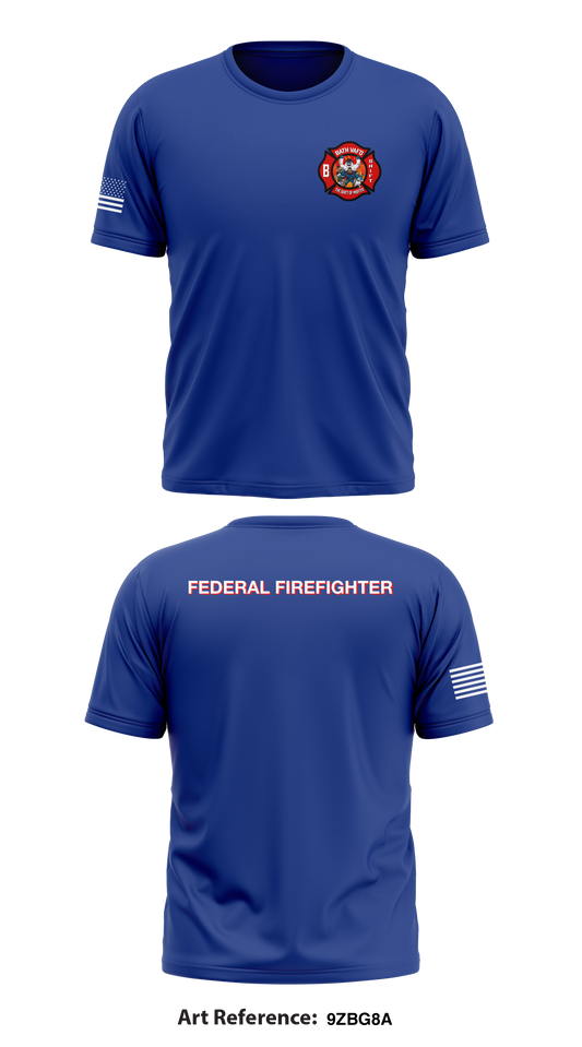 Veteran Affairs Fire Department-Bath, NY Store 1 Core Men's SS Performance Tee - 9ZBg8a