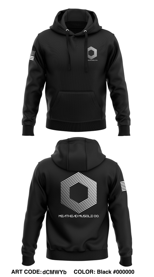 Meathead Muscle Co. Store 1  Core Men's Hooded Performance Sweatshirt - dCMWYb