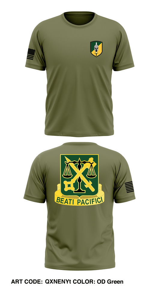 142d Military Police Brigade Store 1 Core Men's SS Performance Tee - QXNENY