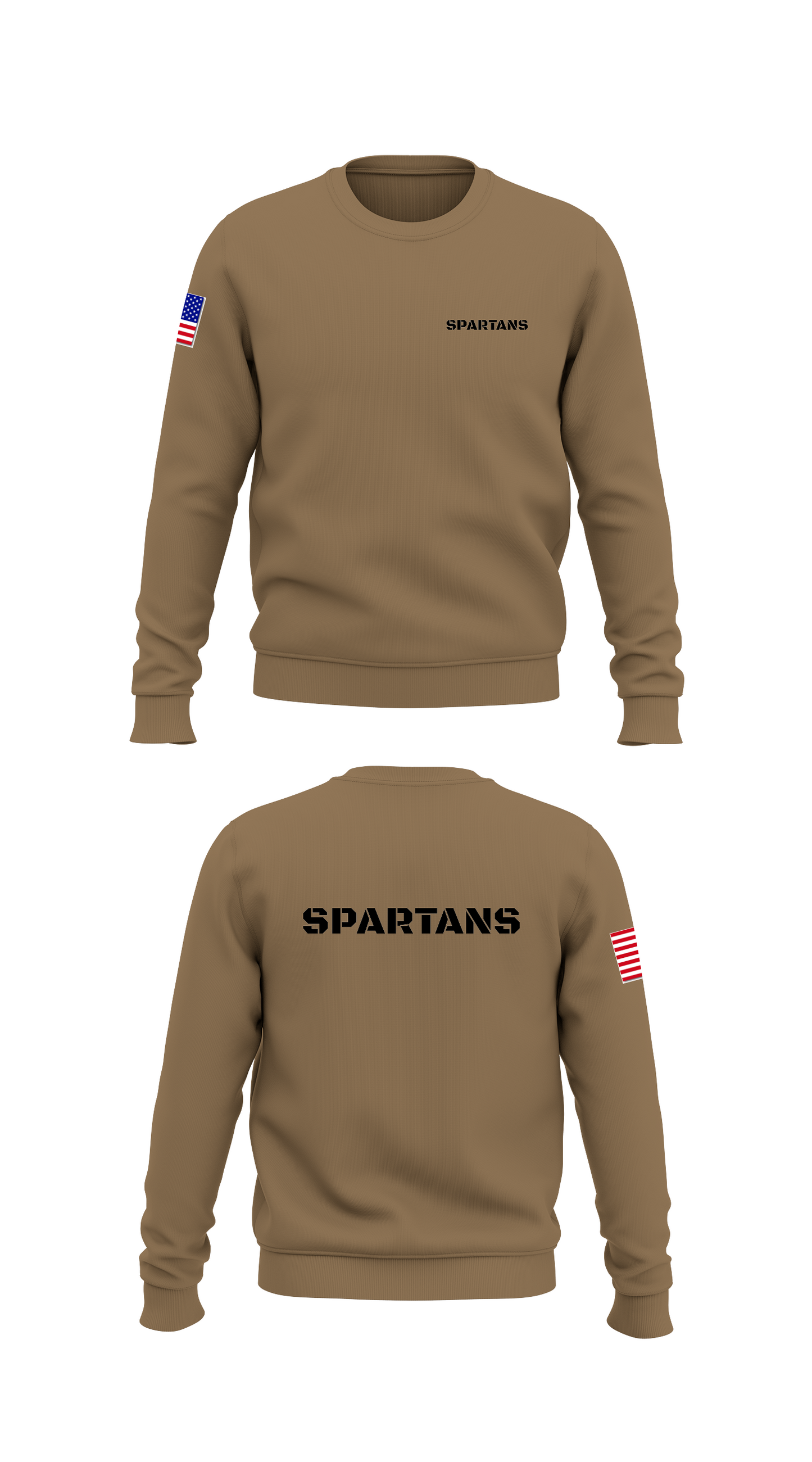 Spartans  Store 4 Core Men's Crewneck Performance Sweatshirt - 86370695164
