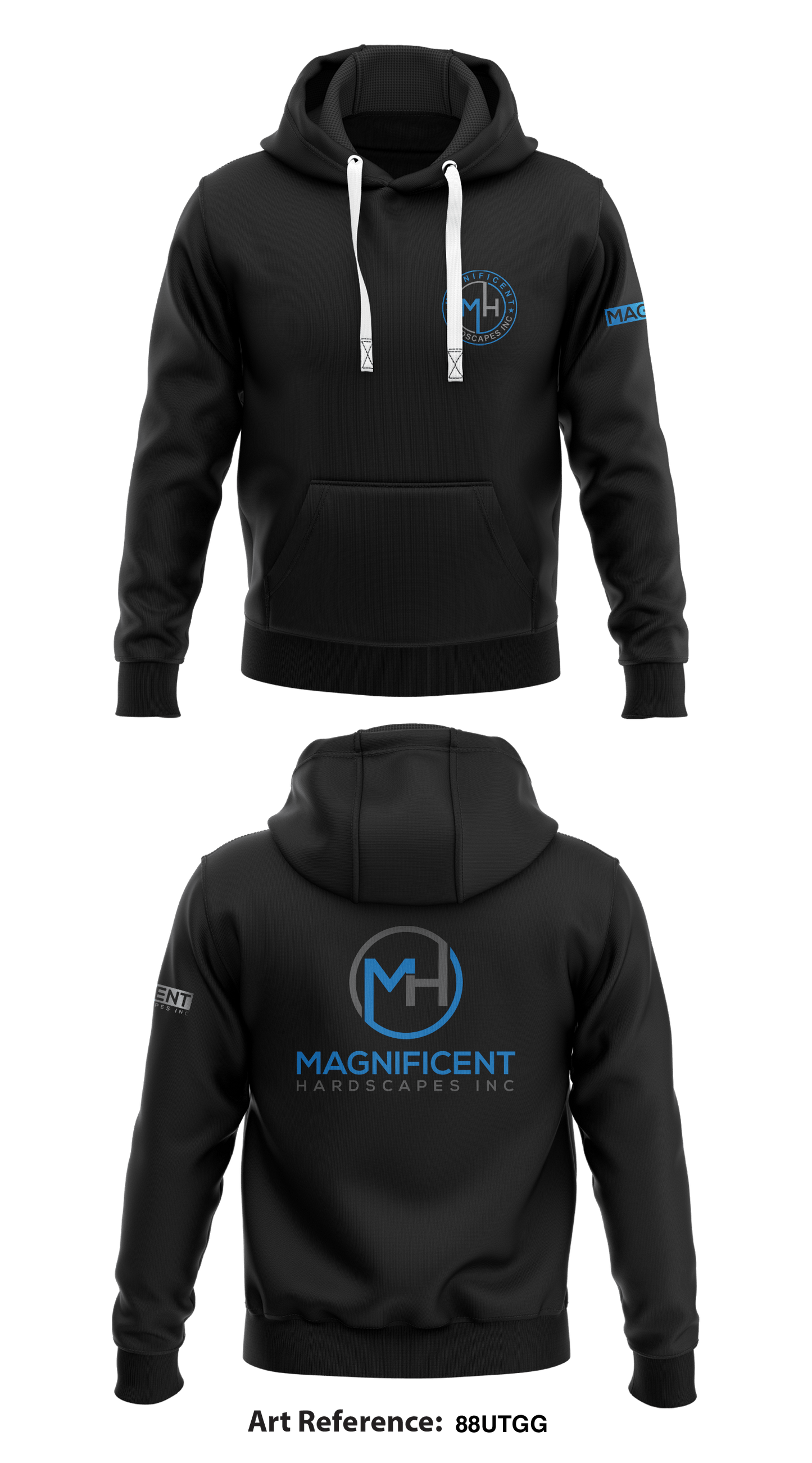 Magnificent Hardscapes  Store 1  Core Men's Hooded Performance Sweatshirt - 88UtgG