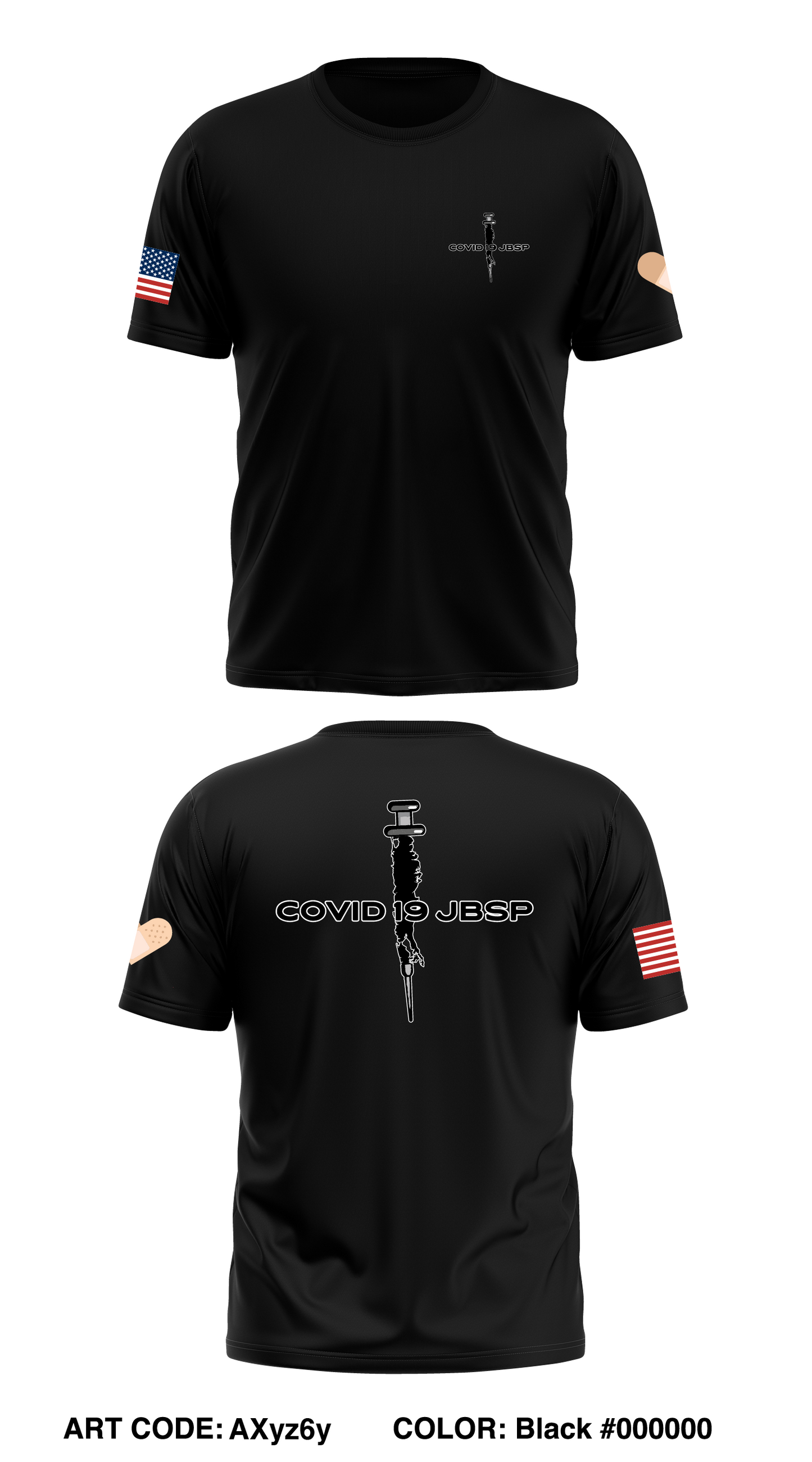 COVID 19 JBSP Store 1 Core Men's SS Performance Tee - AXyz6y