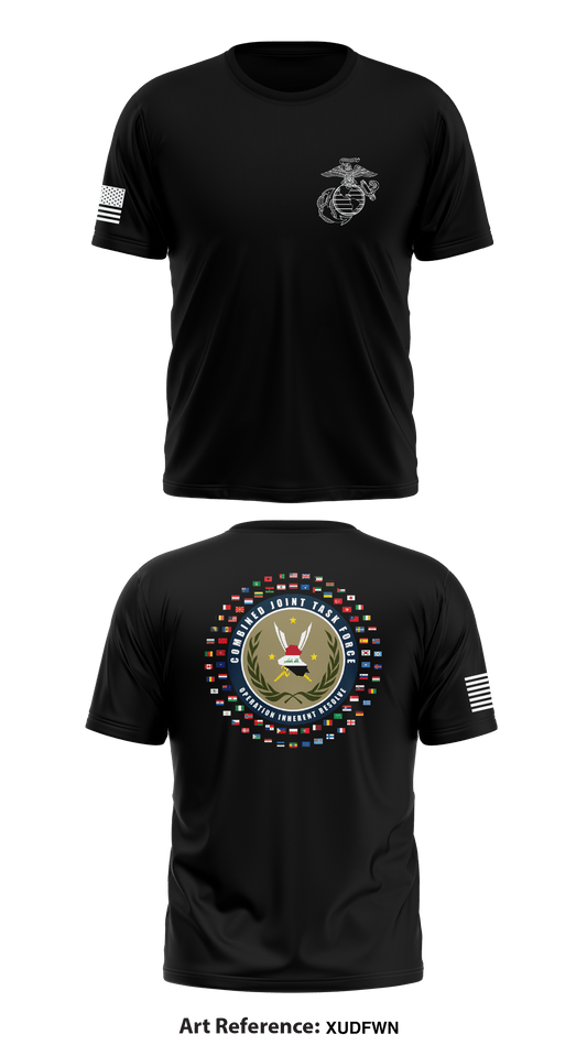 Combined Joint Task Force-Operation Inherent Resolve Store 1 Core Men's SS Performance Tee - xUDFwn